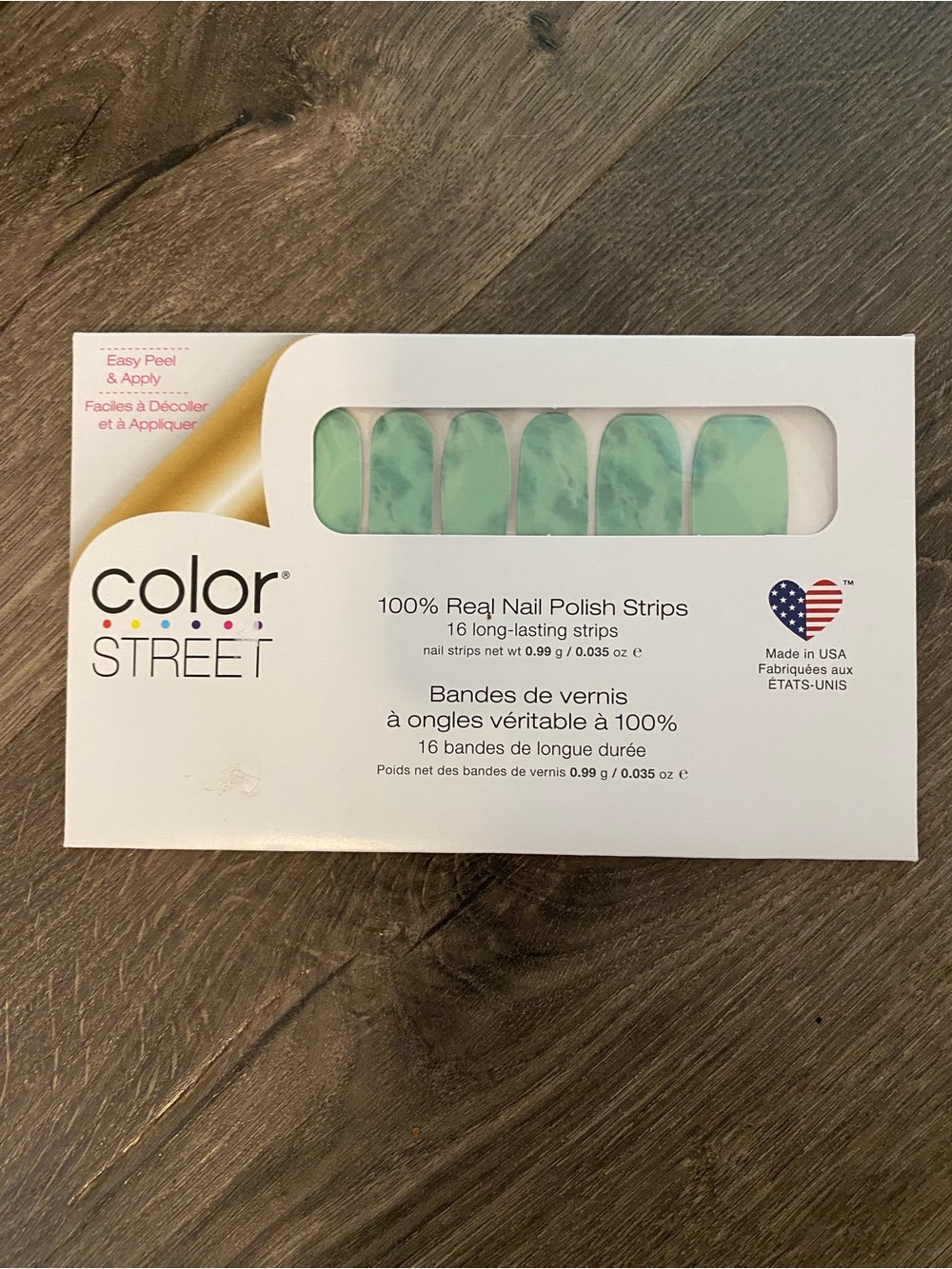 Color Street Mint Marble Nail Polish Strips - Jadey Business Color